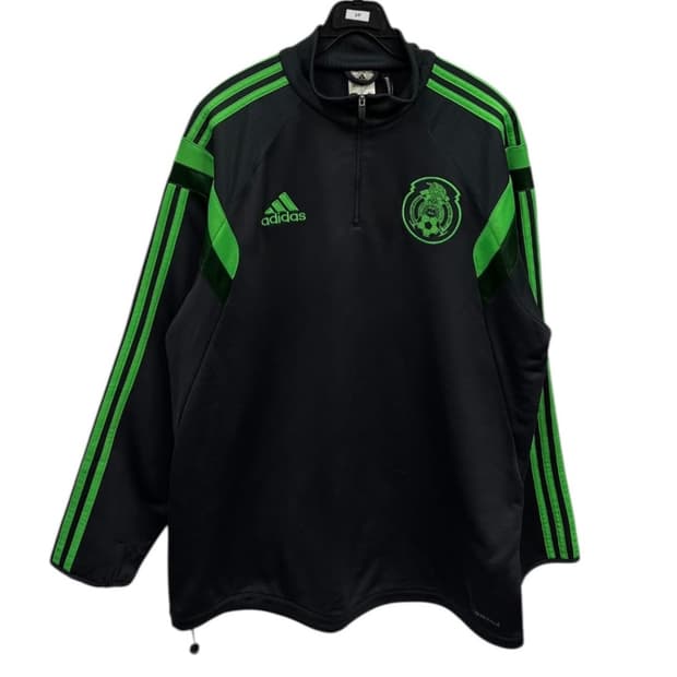 아디다스 멕시코 축구 반집업