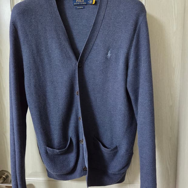 [QR정품] 폴로 텍스쳐 피마코튼 가디건 S
