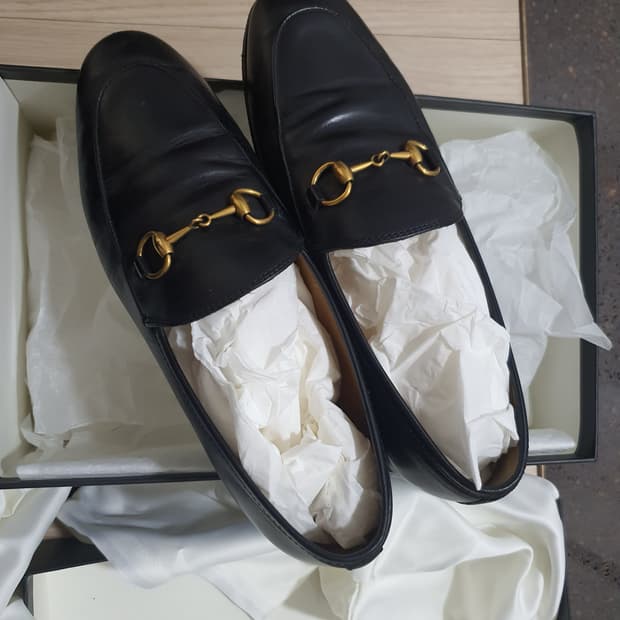 구찌 여성 홀스빗 로퍼 블랙  37사이즈(240mm)