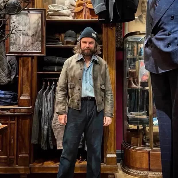 더블알엘 레더자켓