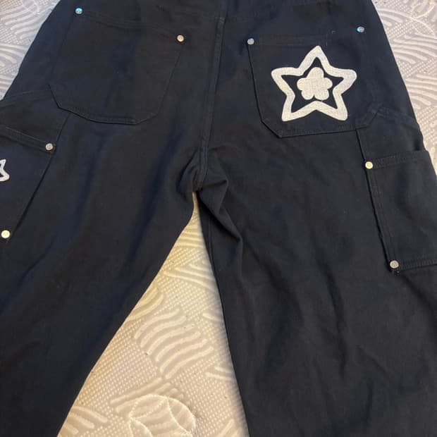 스타팀 더블니 팬츠