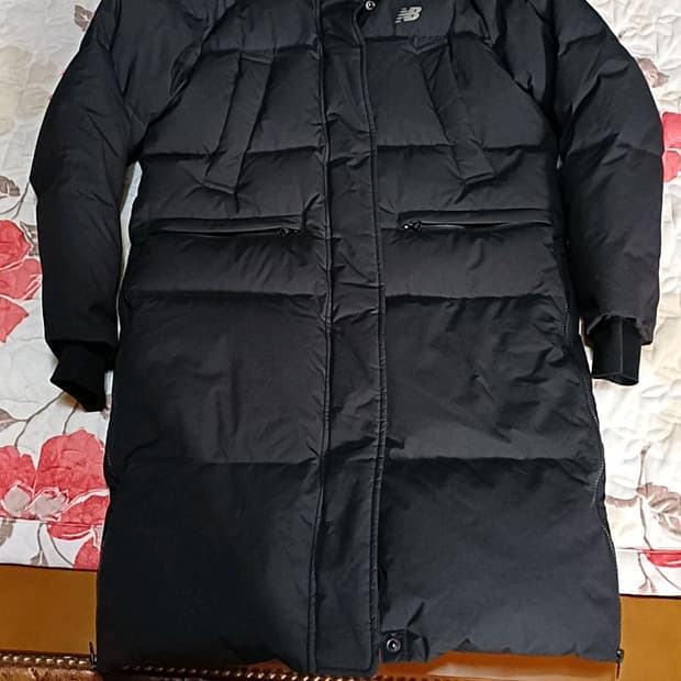 뉴발란스 구스롱패딩 S 여성55 가슴54 기장95