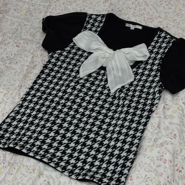 하운드체크 블랙 로걀탑 오네갸루 히메갸루