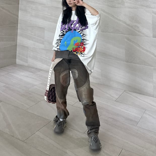 Barragan 바라간 브라운 스파이럴 컷아웃진 25사이즈