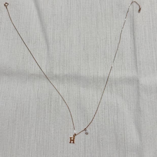 딥브로우 이니셜 목걸이