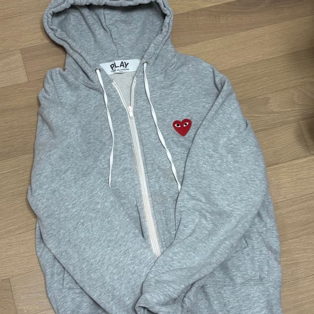 꼼데가르송 후드 집업 M