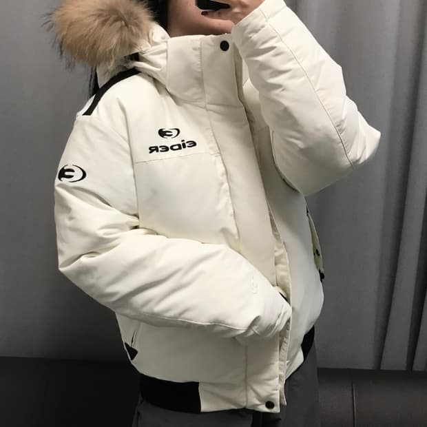 아이더 숏패딩 L