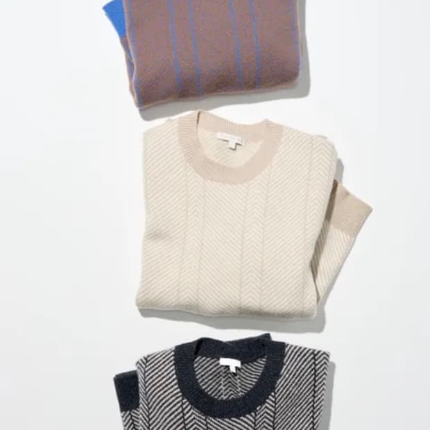 유니클로 JW 앤더슨 램 크루넥 스웨터