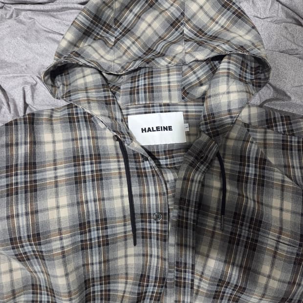 알렌느 체크셔츠 팝니다