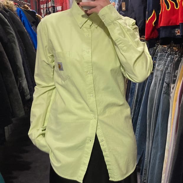 [IM] 칼하트 라이트 그린 긴팔셔츠