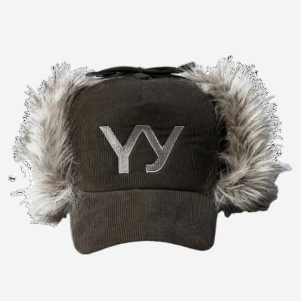 open yy 오픈와이와이 코듀로이 퍼캡