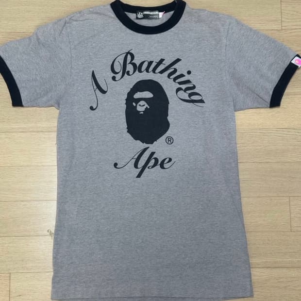 A Bathing Ape 에이프 90년대 반팔 링거 티셔츠
