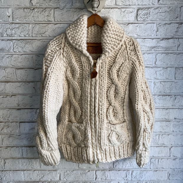 빈티지 카나타 코위찬 가디건 S 