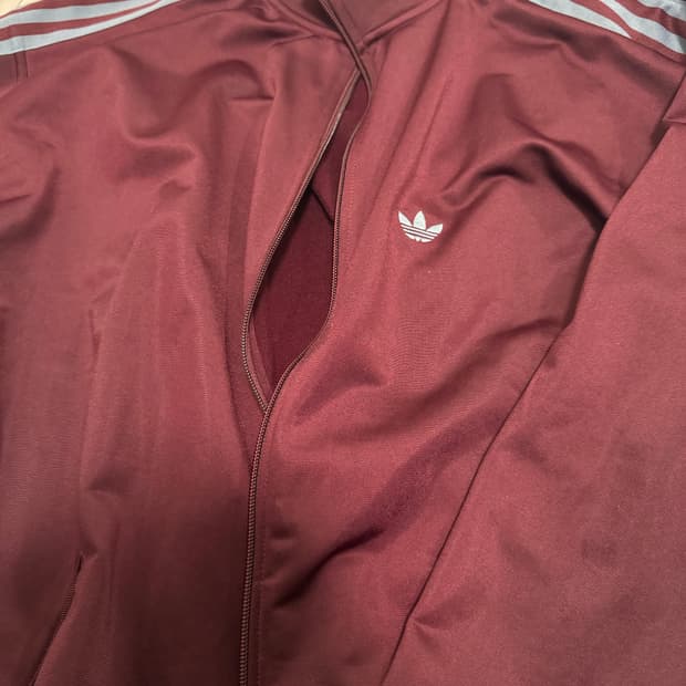 아디다스 오리지널스 베켄바우어 트랙 자켓 마룬 M