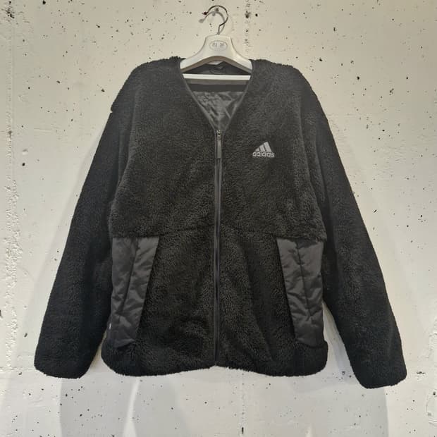 아디다스 하이브리드 플리스 자켓 xl