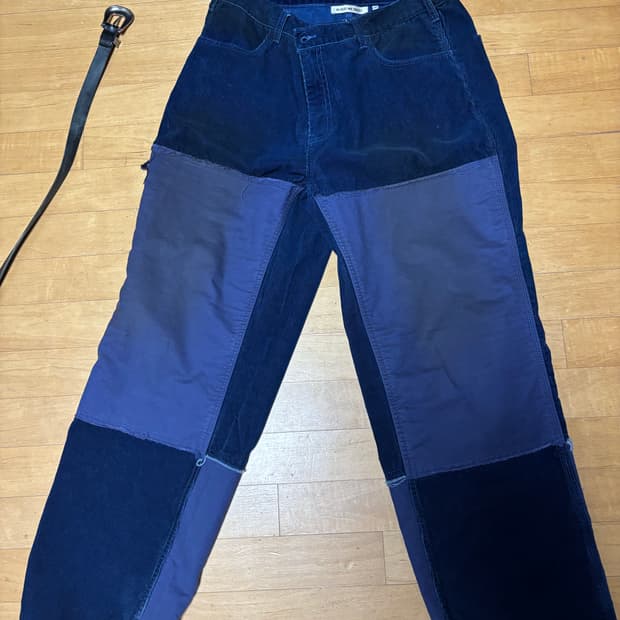 뤡코즈 코듀로이 더블니 팬츠