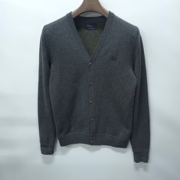 프레드페리 남성 램스울 가디건 M