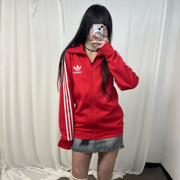 Adidas Red Europa Track Jacket