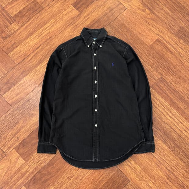 S(95) 폴로 랄프로렌 클래식핏 체크 남방셔츠 