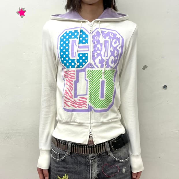 COCOLULU Multi-Patterned Retro Hooded 