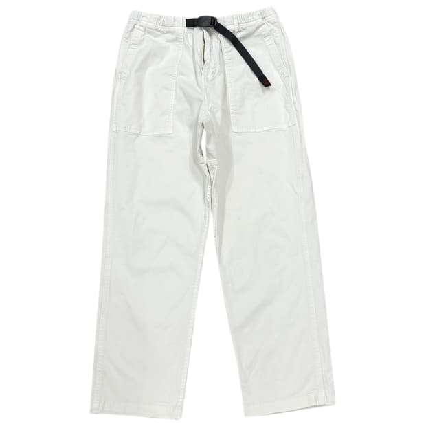 그라미치 벨트 루즈 테이퍼드 팬츠 바지 화이트 M