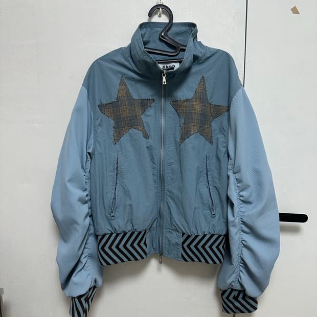 Jikoo star double zipper jacket