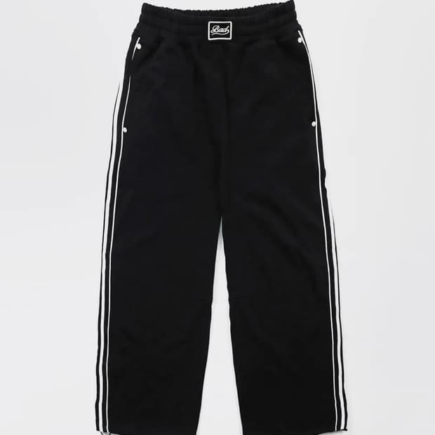 배드블러드 빌리 2 Way 커브드 조거 트라우져 - 블랙