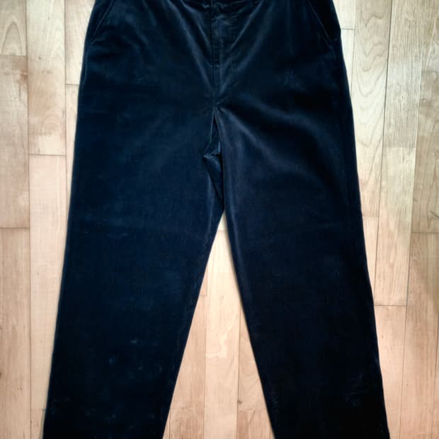 토마스모어 코듀로이 팬츠 네이비 XL 새제품