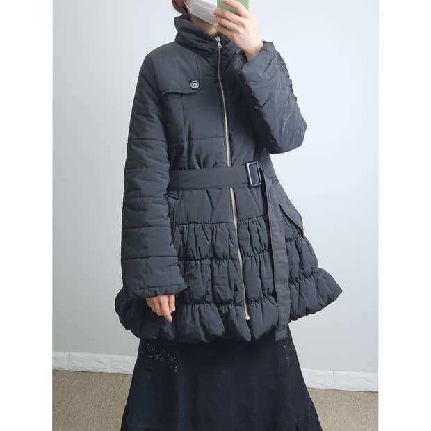 캉캉 볼륨 롱 패딩