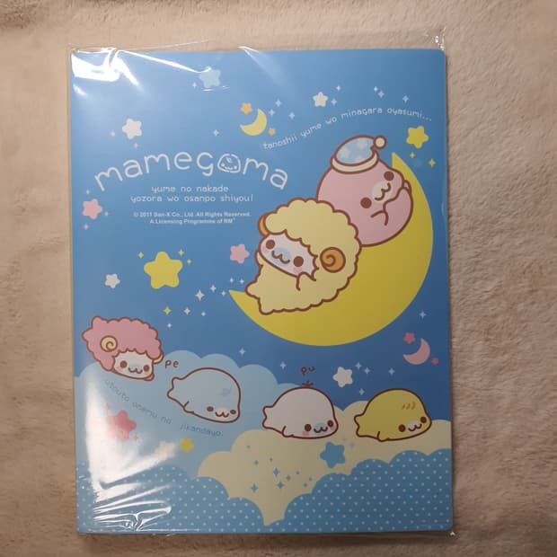 미개봉) 고전 마메고마 캐릭터 A4 클리어 화일 악보 그림 파일 산엑스