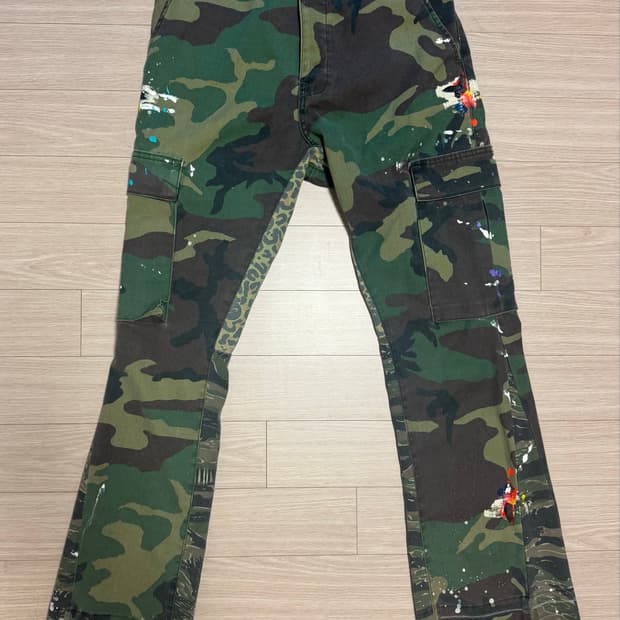 갤러리디파트먼트 카모플레어 카고팬츠 30X30 