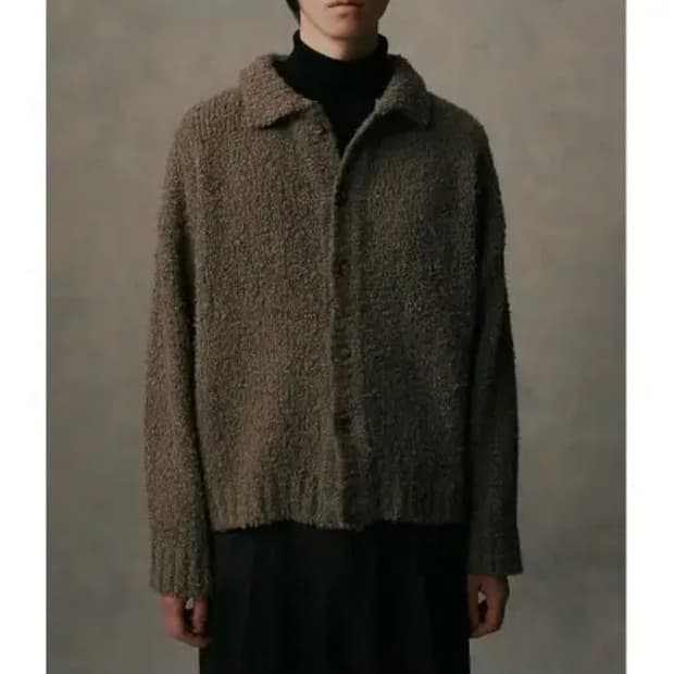 유스 브러시드 가디건 M