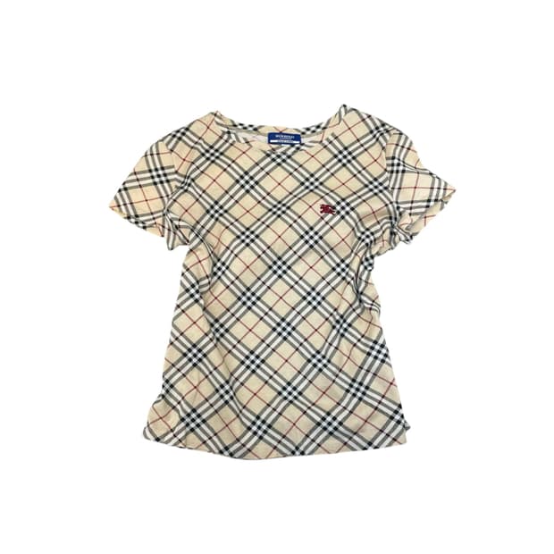 Burberry check t shirts top