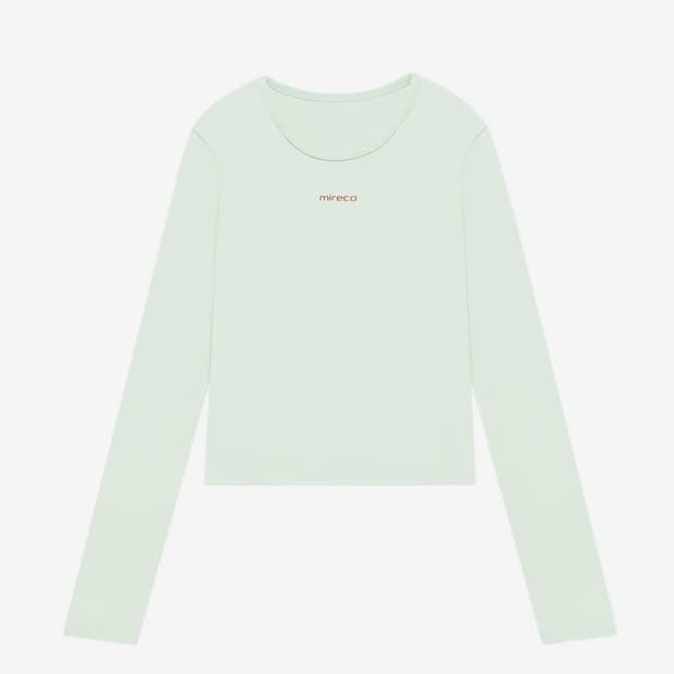 미레코 미니 로고 티셔츠 민트