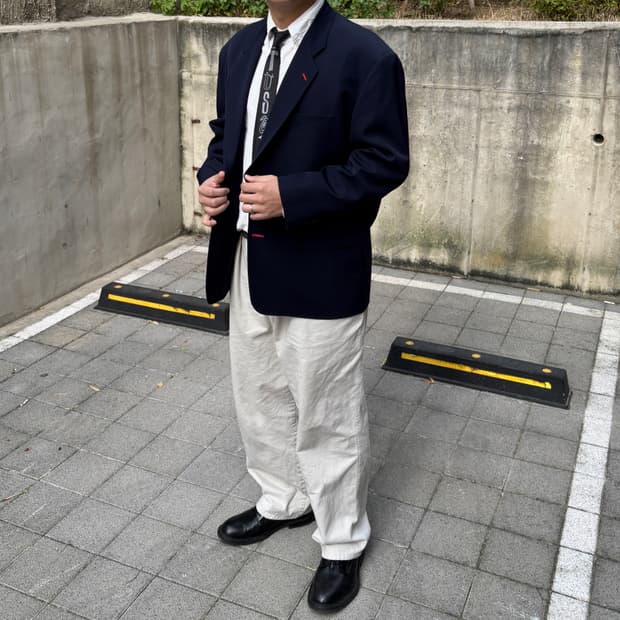 80's 꼼데가르송 옴므 플러스 울 블레이저