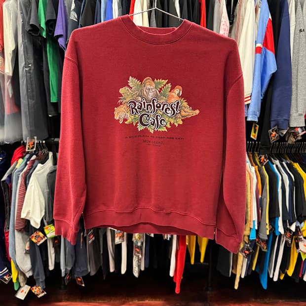 2000년대 빈티지 Disney Rainforest Cafe 스웻셔츠