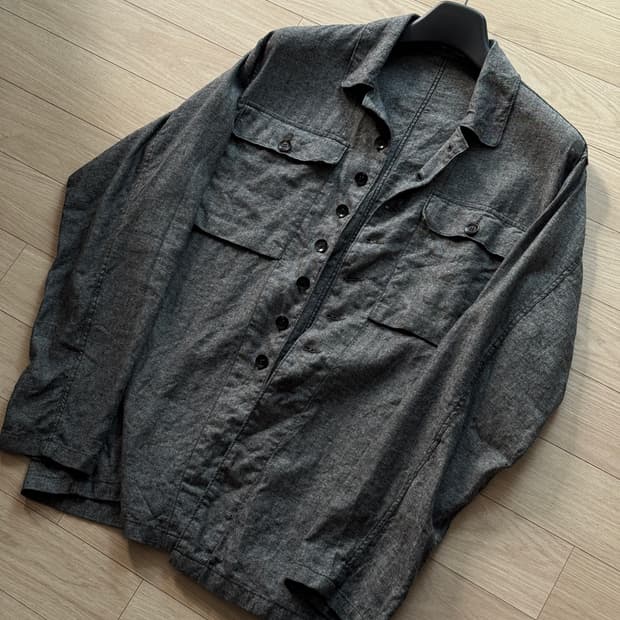 [ L ] 투빌더스하우스 밀리터리 셔츠 챠콜