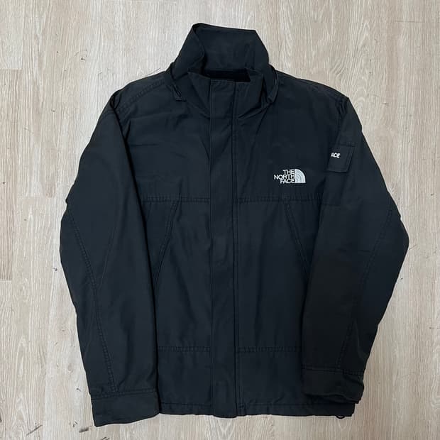 노스페이스 사이드패치 화이트라벨 로고 바람막이 자켓 M(95)