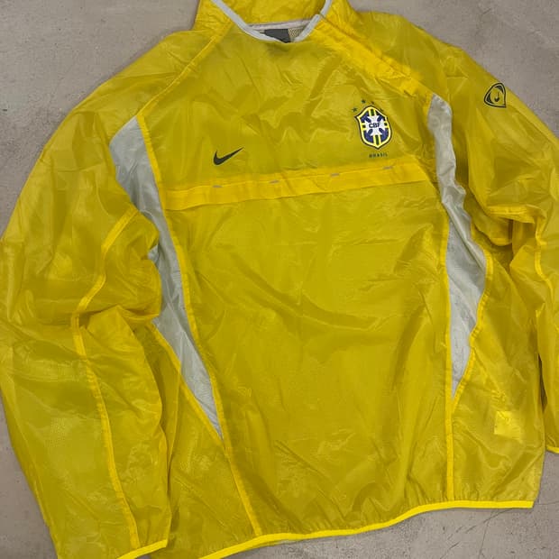 빈티지 나이키 2002월드컵 브라질 대표팀 웜업
