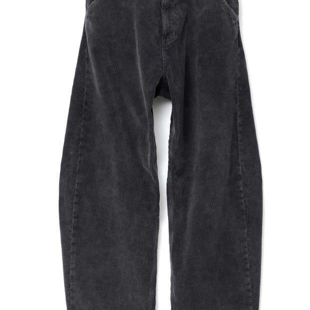 해칭룸 코듀로이 커브진 차콜