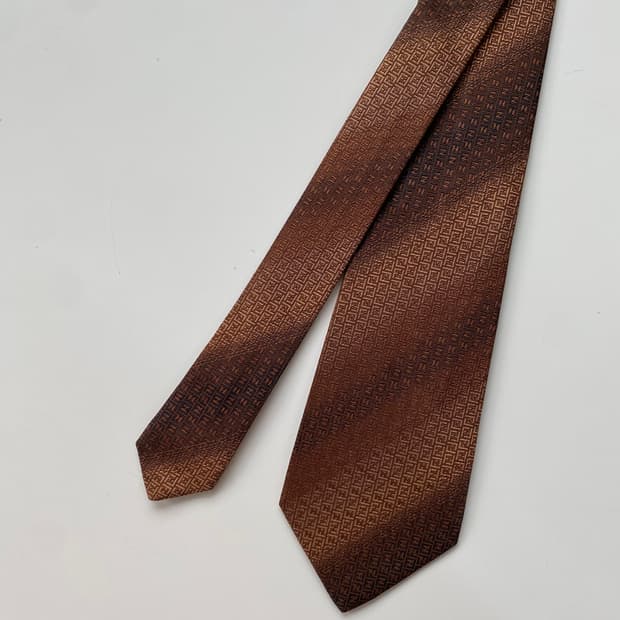 최상급 펜디(FENDI) FF모노그램 명품 정품 넥타이 8.8cm