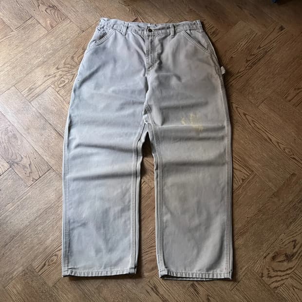 [34]칼하트 USA 빈티지 페인팅 데저트 탄 싱글니 카펜터 워크 팬츠