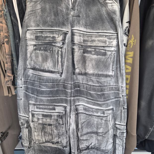 프로젝트gr 페인트 카고 데님 2사이즈