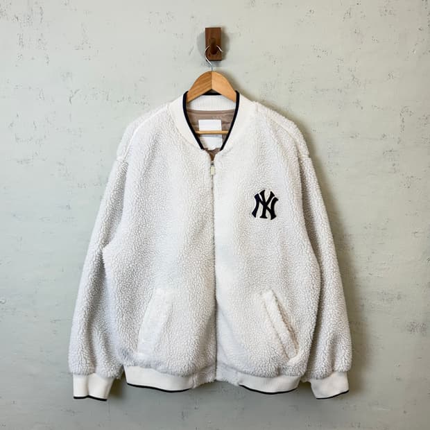 MLB 엠엘비 뉴욕양키즈 오버핏 후리스 자켓