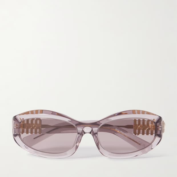 miu miu glimpse purple sunglasses