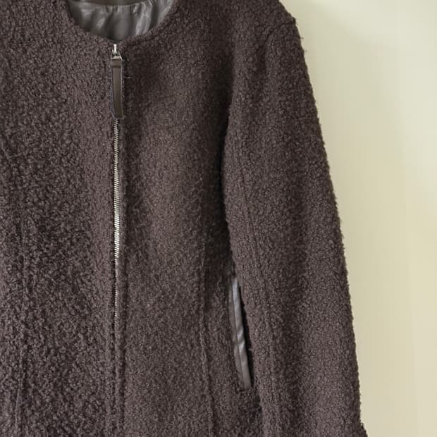 파르티멘토 양털 레더 자켓