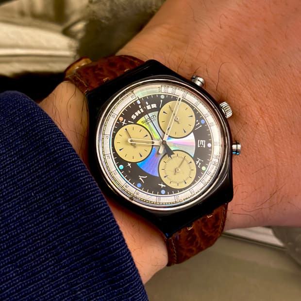 93년판) 빈티지 스와치 크로노 miobiao