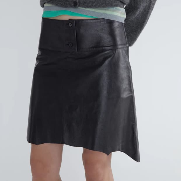 [38]팔로마울 Rietti 레더 스커트