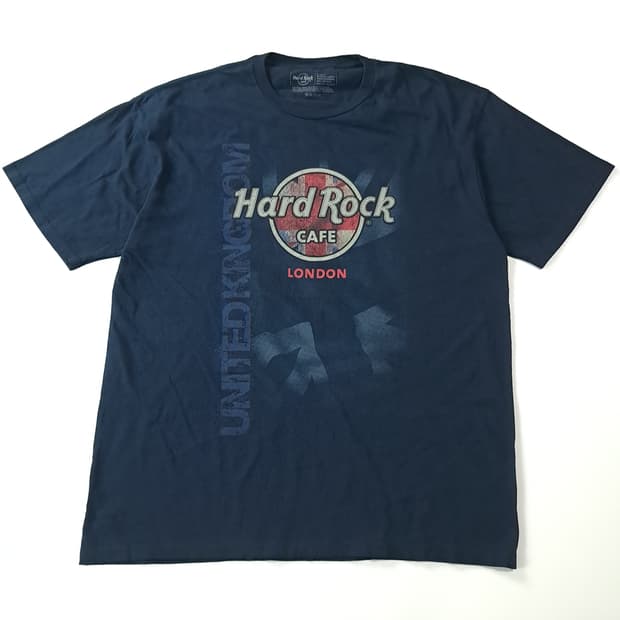 CK169 XL 하드락카페 런던 다크네이비 반팔 티셔츠