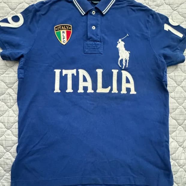 폴로 랄프로렌 빅포니 이탈리아 반팔 카라티
